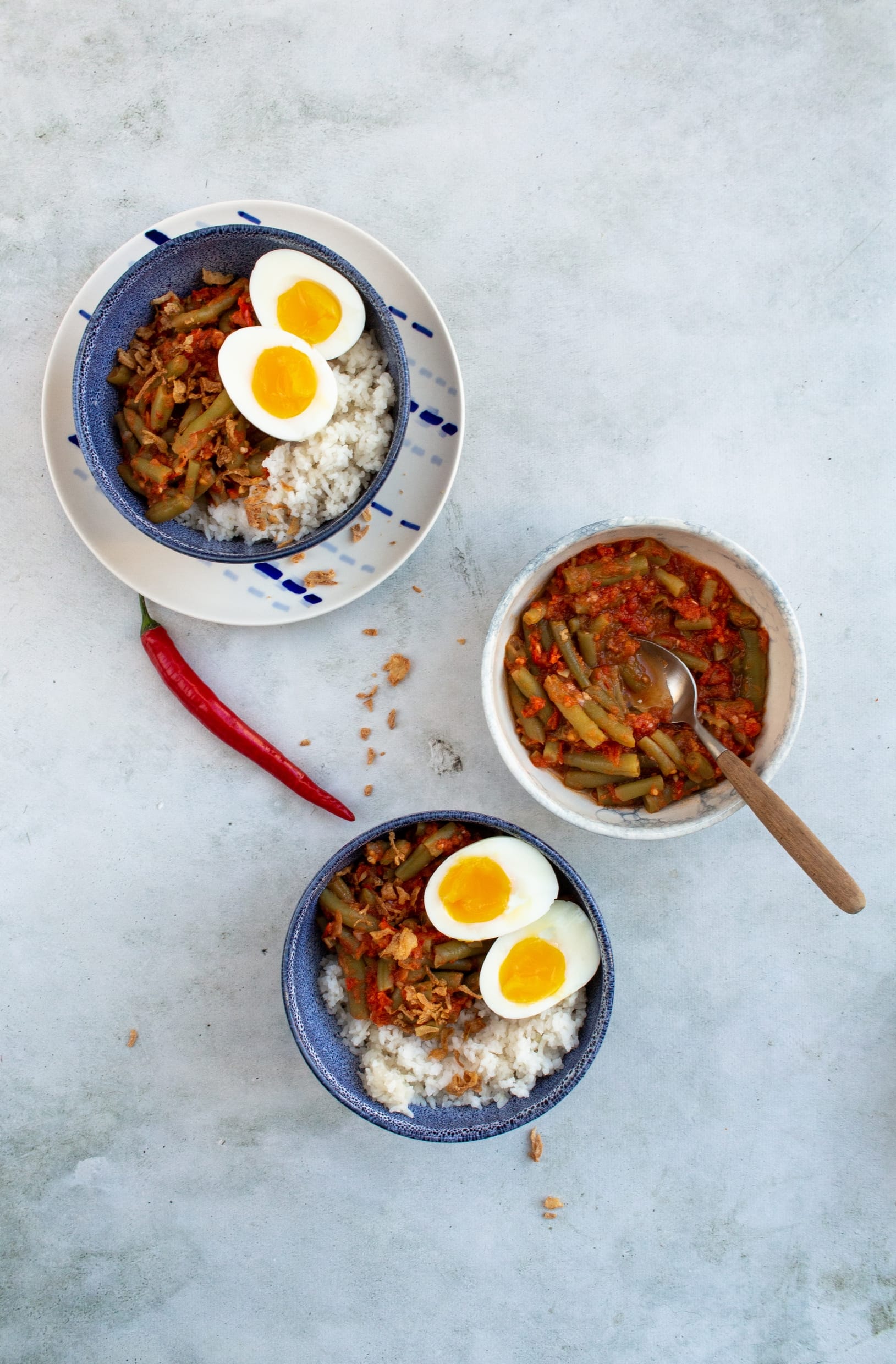 Kokosrijst met sambal tomat - Em's Real Food