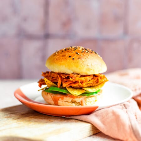 Vegaburger zoete aardappel