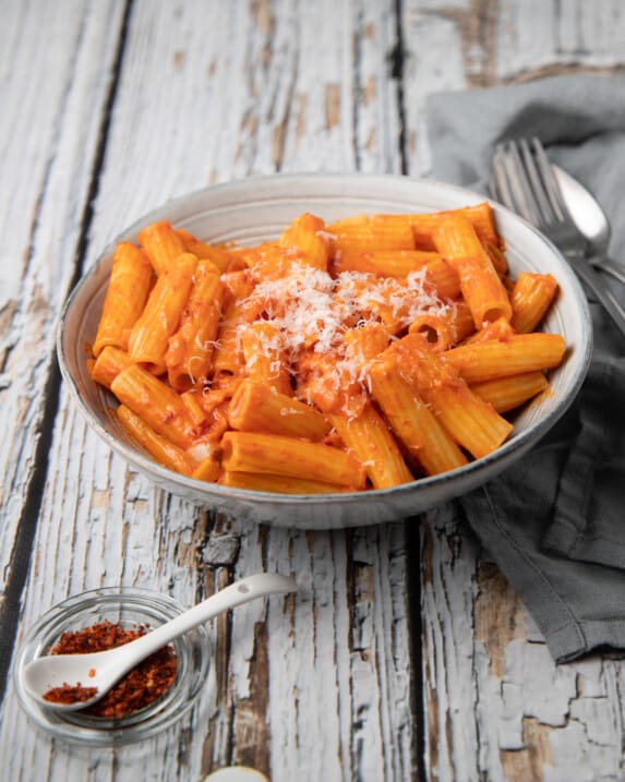 Pasta alla vodka met nduja Em's Real Food