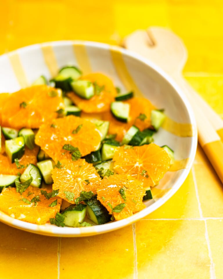 Frisse komkommersalade met sinaasappel Emma van der Deijl 9