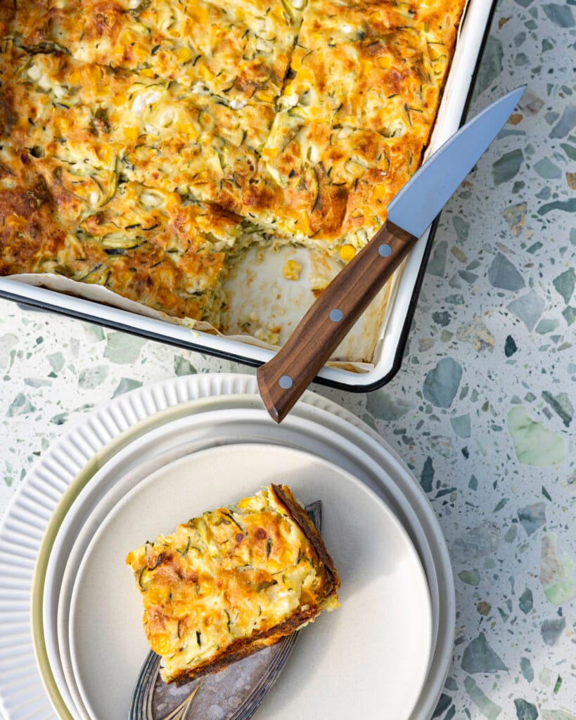 Zucchini slice